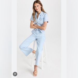 Paige Women’s Anessa Puff Sleeve Jumpsuit in Kokomo (BRAND NEW WITH TAGS)